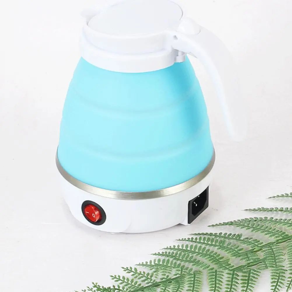 Foldable Kettle Coffee Pot Tea Kettle 1L Electric Space-Saving ABS Camping Home Travel Outdoor Heating Hot Water Cup
