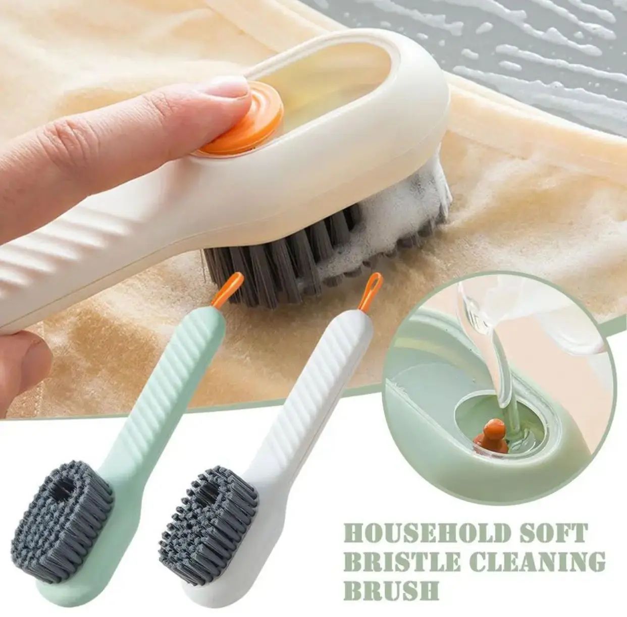Mini Hydraulic Liquid Brush Multifunctional Purpose For Cleaning