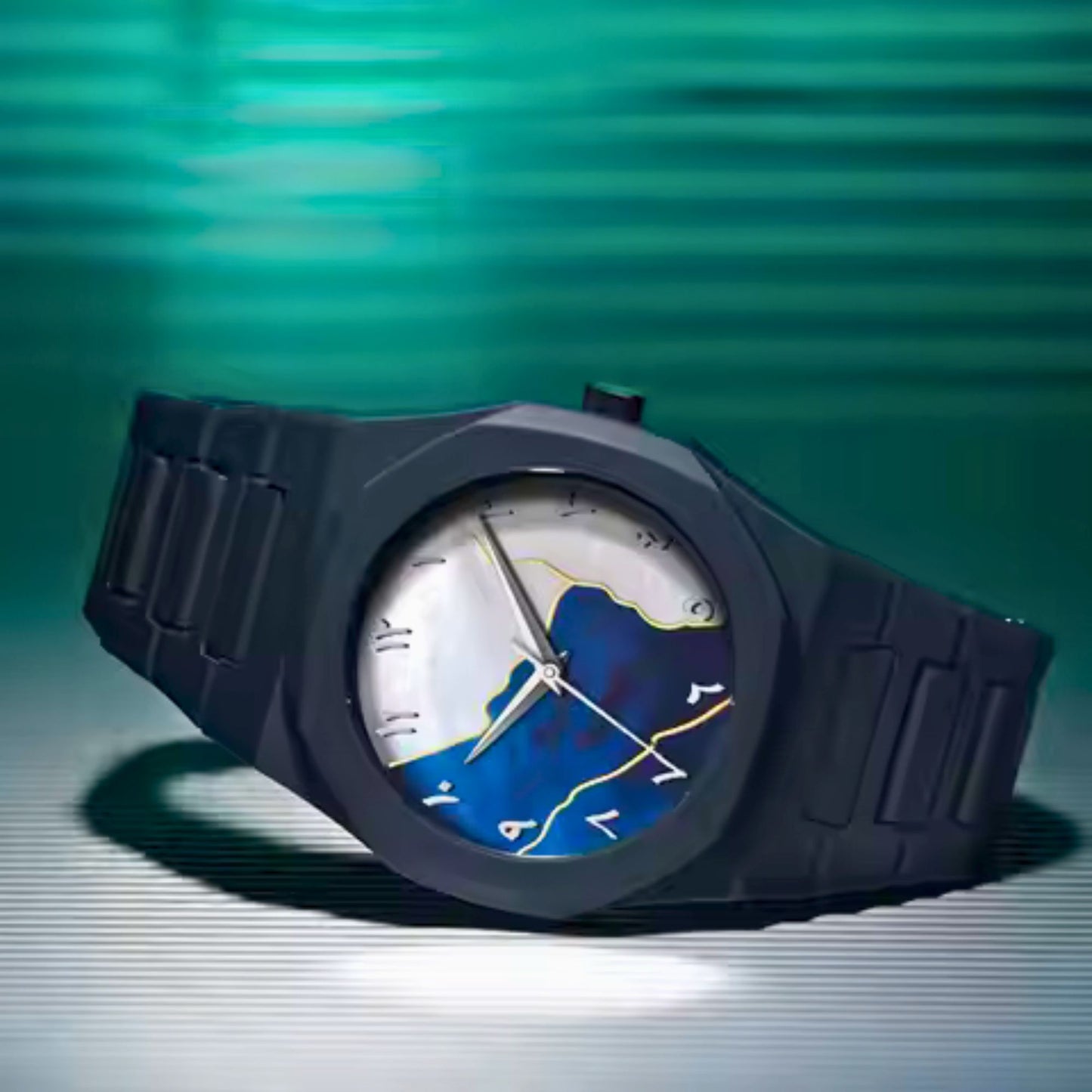 Arabic Aura Watch Light weight Fiber Wrist watch