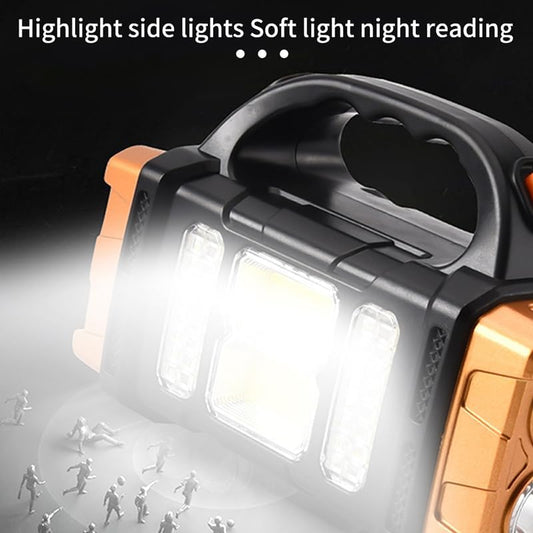 2in1 Rechargeable Solar Charging LED Double Sided Handy Heavy Bulb Light