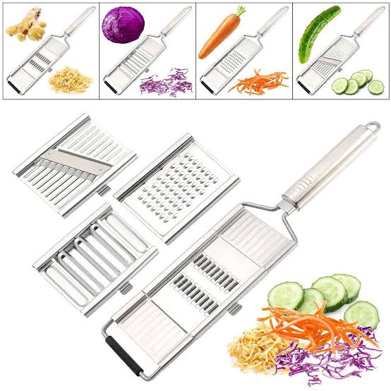 Genration chopper 4 in 1 Multi-Purpose Vegetable Slicer Cheese Grater Handheld adjustable Blades