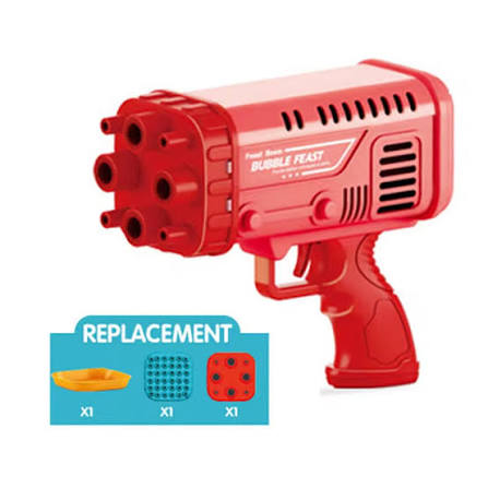 36 Hole Electric Bubble Gun Machine for Kids Water Bubble Gun with Bubble Liquid Included