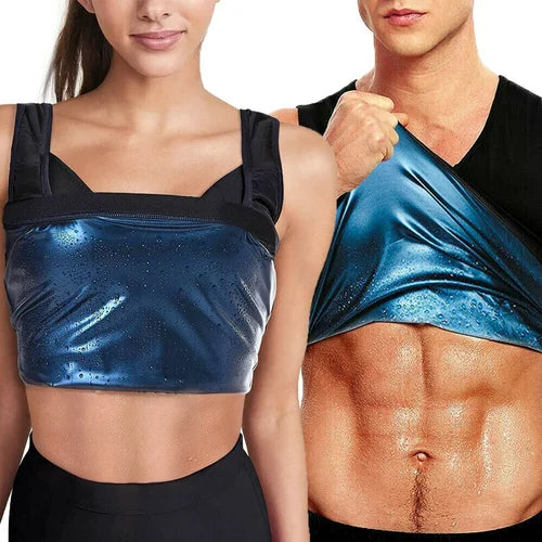 Women Sweat Shaper Weight Loss Fat Burning Trainer Slimming Tummy Control Reducing Shapewear Workout Fat Burner (black ) - S