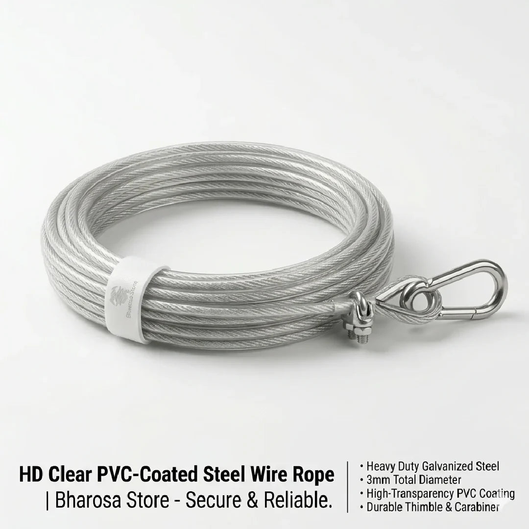 Stainless Steel Wire PVC Coated with Connectors