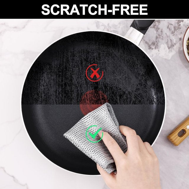 Royal Double Layer Dishwashing Wire Cleaning Cloth 20 x 20 inches