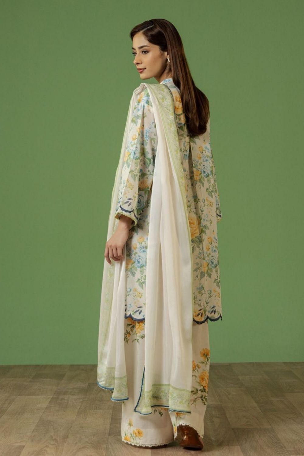 Zara Shahjahan 3 Pc Unstitched Printed Lawn Suit Aurelia-7A