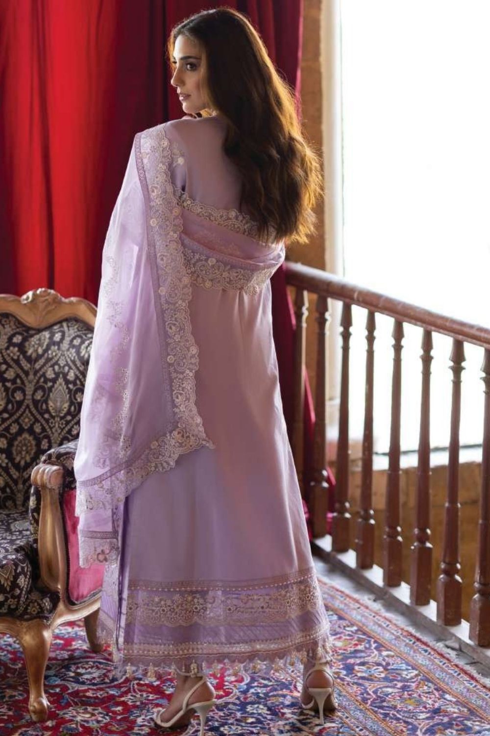 Imrozia | Serene 3 Pc Unstitched Embroidered Lawn Suit SL-147 Aleena