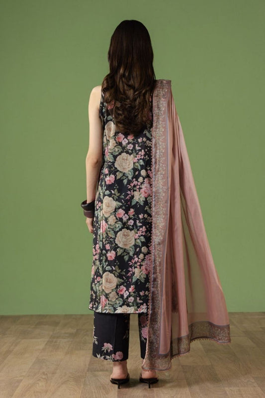 Zara Shahjahan 3 Pc Unstitched Printed Lawn Suit Aurelia-7B