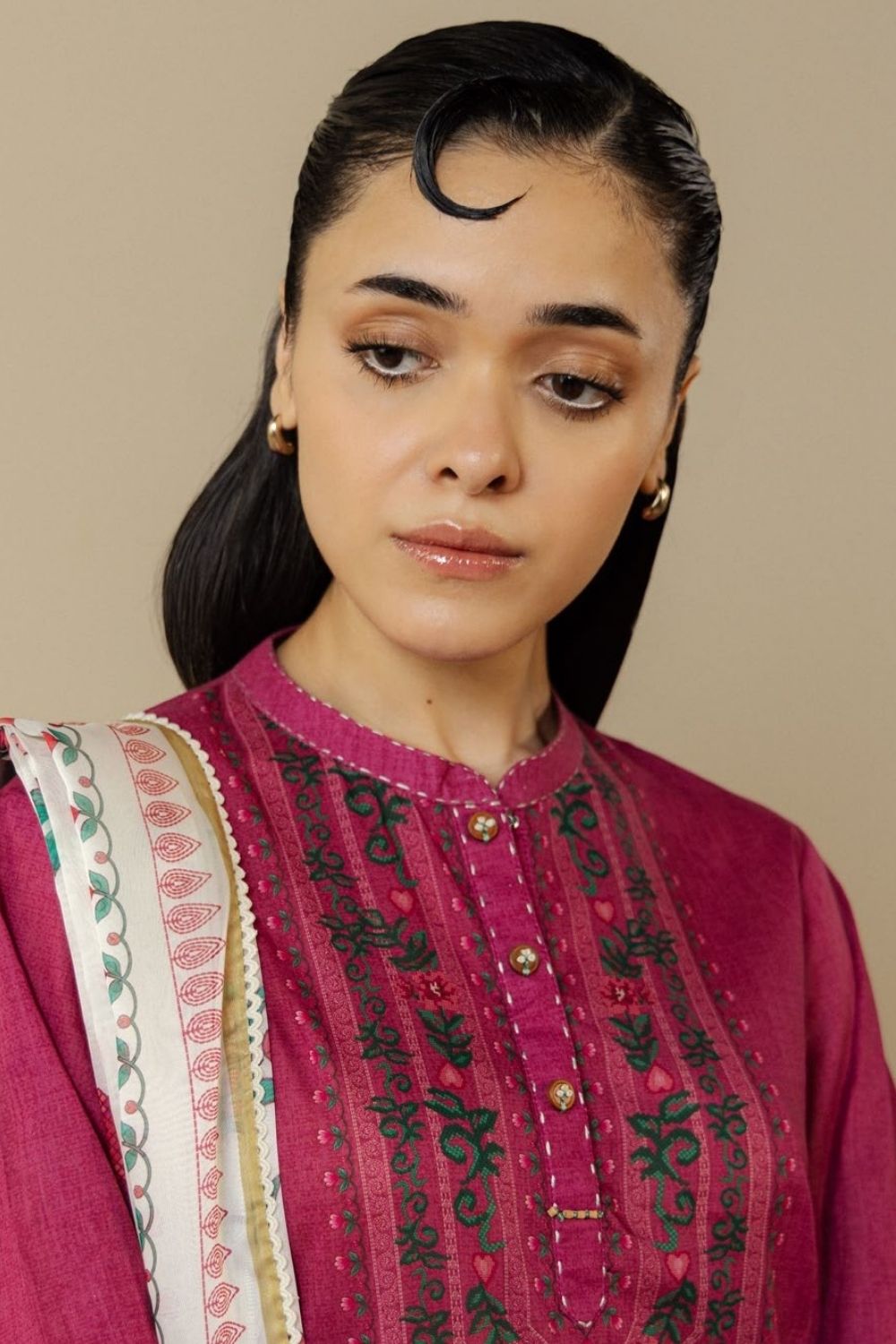 Zara Shahjahan 3 Pc Unstitched Printed Lawn Suit Ismeria-8A