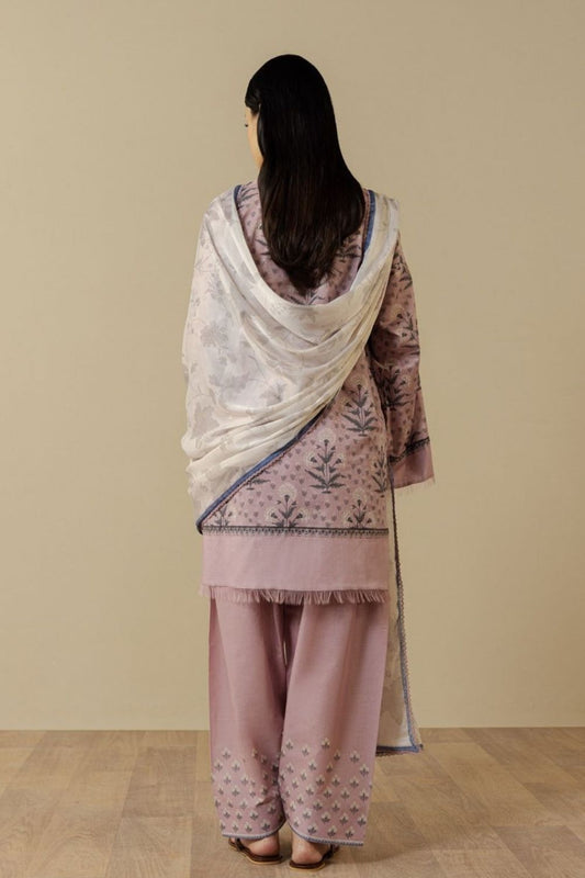 Zara Shahjahan 3 Pc Unstitched Printed Lawn Suit Anthea-9A