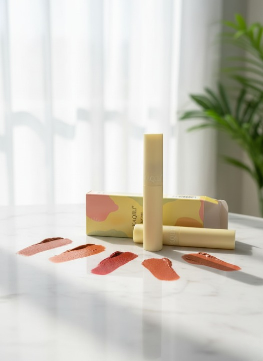 Kaqili Soft Mist Lipgloss – Velour Air Lip Glaze, Lightweight Matte Finish, Long-Lasting Hydration & Smooth Texture – Shades 1, 2, 3, 4 - 1