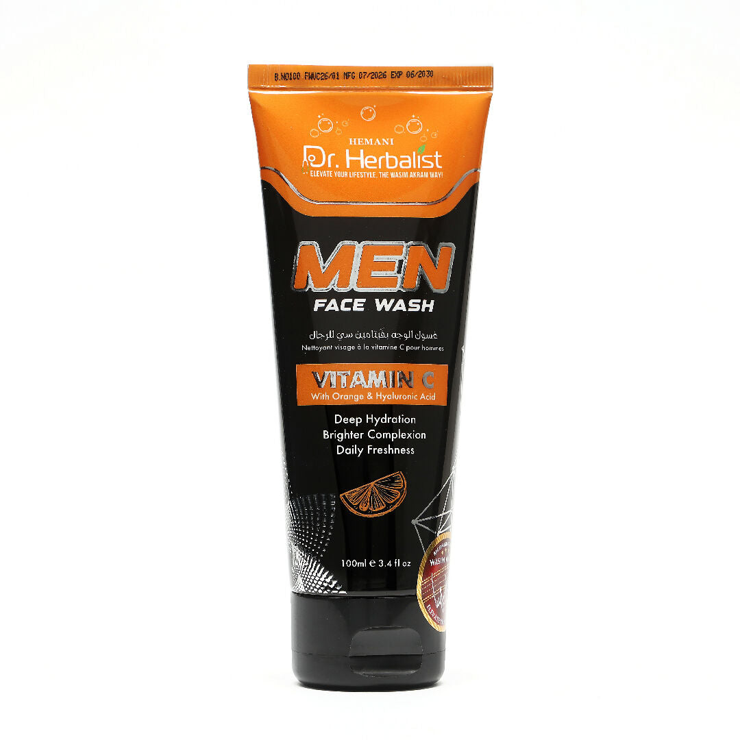 Dr Herbalist Vitamin C Face Wash with Orange Extract and Hyaluronic Acid