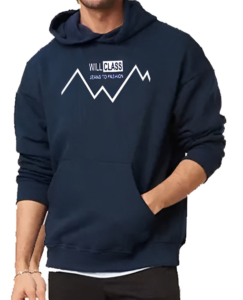 Printed Premium Hoodies for Men and Boys – Comfortable, Casual & Fashionable - Medium