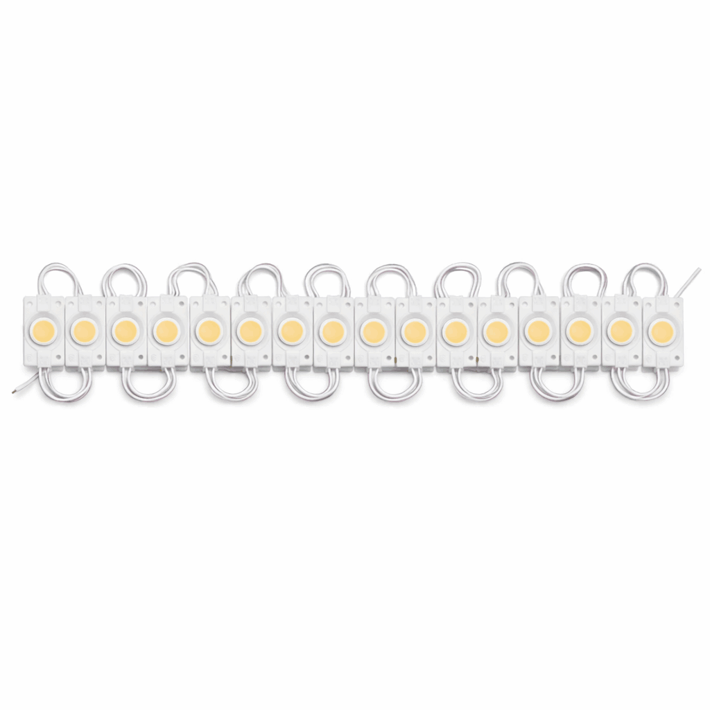 High-Intensity LED Coin Module Lights – Waterproof Decorative Injection Modules for Signage & Ambient Lighting (White)