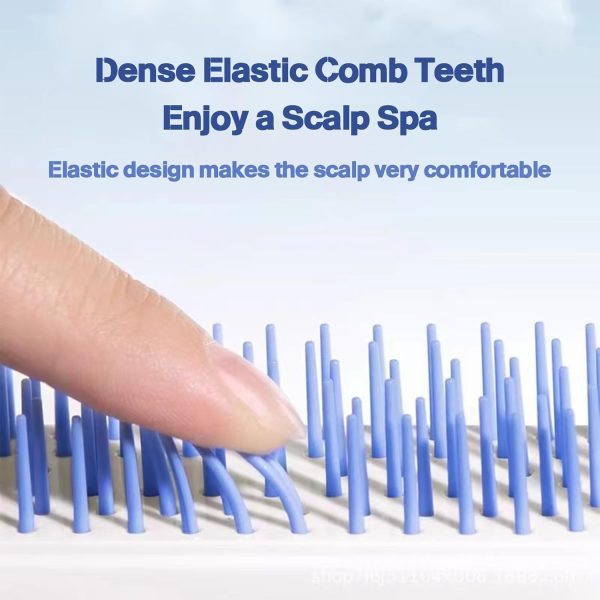 Self-Cleaning Hair Brush & Telescopic Comb | Detangling Brush with One-Pull Cleaning Mechanism | Random Color