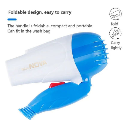 Professional Foldable Hair Dryer Machine For Girls/Men/Women Comes With 2 Speeds Fashion Hair Style Machine Portable 1000 Watt Hair Dryer