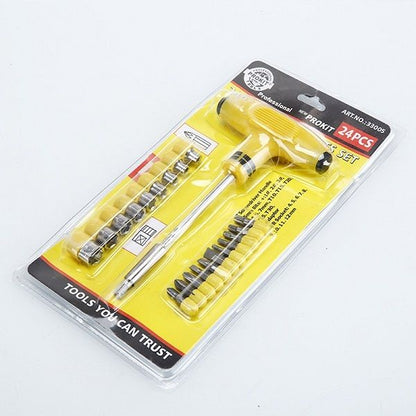 T Tool Set Pack Of 24 Screw Driver Branded Kit