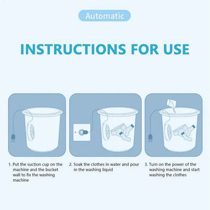 Mini Washing Machine Portable Lazy Turbo Washing Machine School Season Student Dormitory Portable Socks Washing Machine