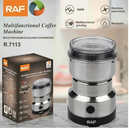Raf Mini Electric Grinder Stainless Steel Coffee Grinder For Coffee Beans, Spices, Masala Grinder Machine 220V