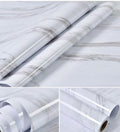 60CMx2M Wall Paper Waterproof Heat Resistant Self Adhesive Anti Oil Kitchen Wallpaper Marble Sheet For Kitchen