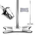 Twist Mop, X Shape Microfiber Mop, Floor Clean Mop Twist Mop With 360 Rotating Head, Dust Mop