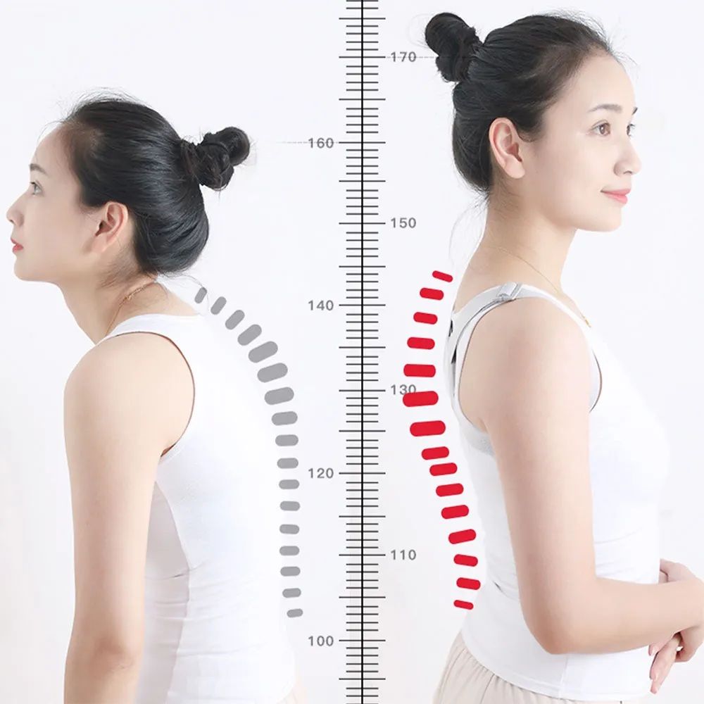 Smart Belt Electric Vibrational Posture Corrector Comfortable Adjustable Therapy For Upper Lower Back Shoulder Pain Relief Back Brace Smart Belt With USB Support Charger