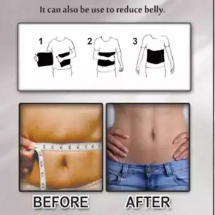 ADJUSTABLE 2 PANEL ABDOMINAL BINDER And Lower Back Support Belt