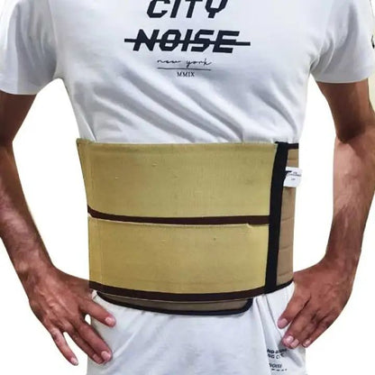 ADJUSTABLE 2 PANEL ABDOMINAL BINDER And Lower Back Support Belt