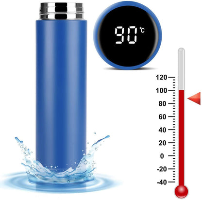 Smart Thermos Water Bottle LED Digital Temperature Water Bottle Display Stainless Steel Coffee Thermal Vaccum Mug Intelligent Insulation Cups Vacuum Flask Temperature Bottles