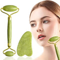 Jade Roller And Gua Sha Stone Anti Aging Natural Stone Jade Roller For Face Facial Beauty Massager Skin Face Roller Beauty Tools For Skin Care