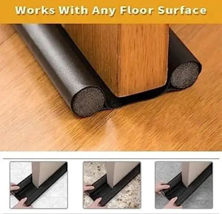Door Dust Stopper Draft & Insect Air Stopper Under Bottom Seal Twin Guard For Door And Window