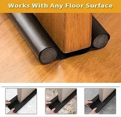 Door Dust Stopper Draft & Insect Air Stopper Under Bottom Seal Twin Guard For Door And Window