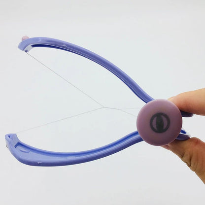 Slique Women Hair Removal Epilator Mini Facial Hair Remover Spring Threading Face Defeatherer For Cheeks Eyebrow DIY Makeup Beauty Tool