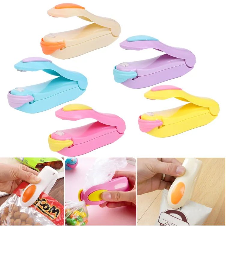 Mini Sealer Small Household Plastic Sealer Snack Moisture-Proof Sealer Portable Plastic Bag Sealer