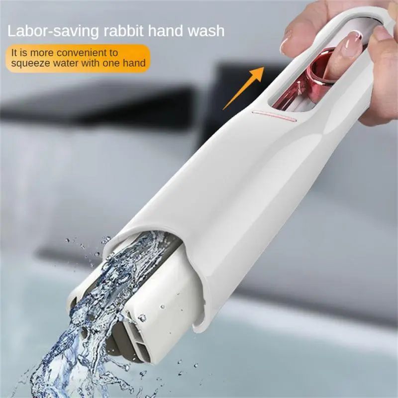 Mini Squeeze Mop Portable Cleaning Mop Desk Cleaner Window Glass Sponge Cleaner Wear-Resistant Household Cleaning Tools