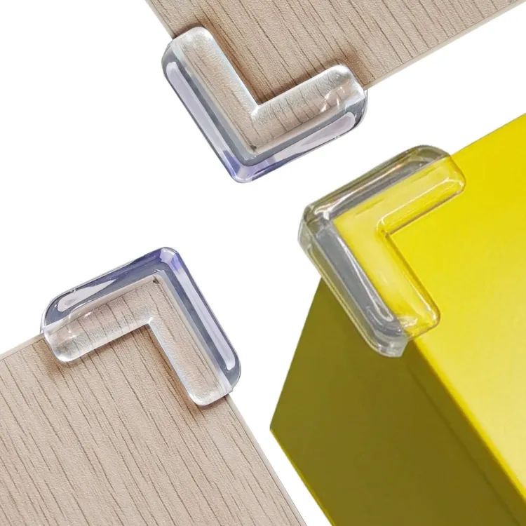 4pcs Baby Safety Silicone Protector Table Corner Edge Protection Cover Children Anticollision Edge Child Corner Guards Guard Edge Child Safety Corner Protector