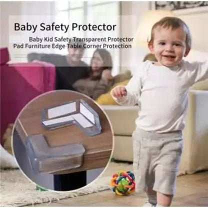 4pcs Baby Safety Silicone Protector Table Corner Edge Protection Cover Children Anticollision Edge Child Corner Guards Guard Edge Child Safety Corner Protector