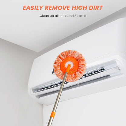 1 PC 360°Rotatable Mop Round Microfiber Dust Mops Cleaning Tools For Household Floor Wall Window