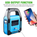 LED WORK LAMP USB RECHARGEABLE PORTABLE SOLAR LANTERN EMERGENCY LIGHTS OUTDOOR TENT HIKING CAMPING LIGHTS