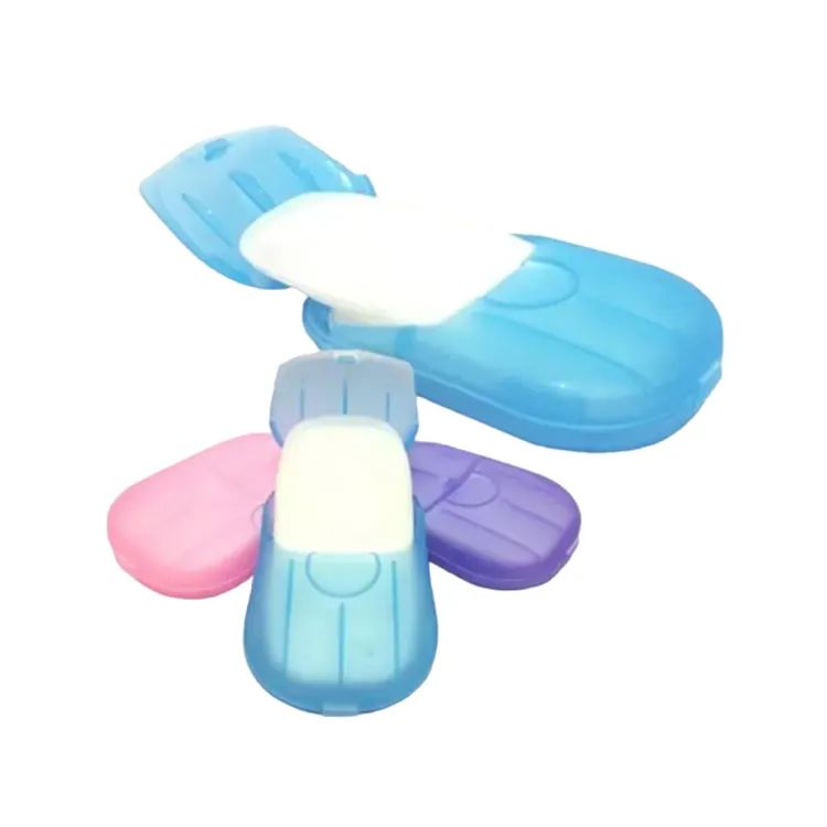 Travel Soap Outdoor Portable Mini Paper Soap Paper Washing Hand Bath Clean Scented Slice Sheets Good For Camping BBQ Hiking Travel Or Any Outdoor Activity 1Peace
