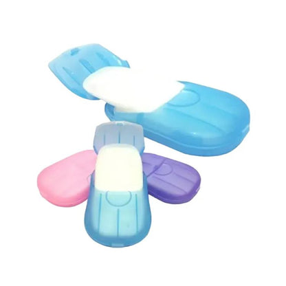 Travel Soap Outdoor Portable Mini Paper Soap Paper Washing Hand Bath Clean Scented Slice Sheets Good For Camping BBQ Hiking Travel Or Any Outdoor Activity 1Peace