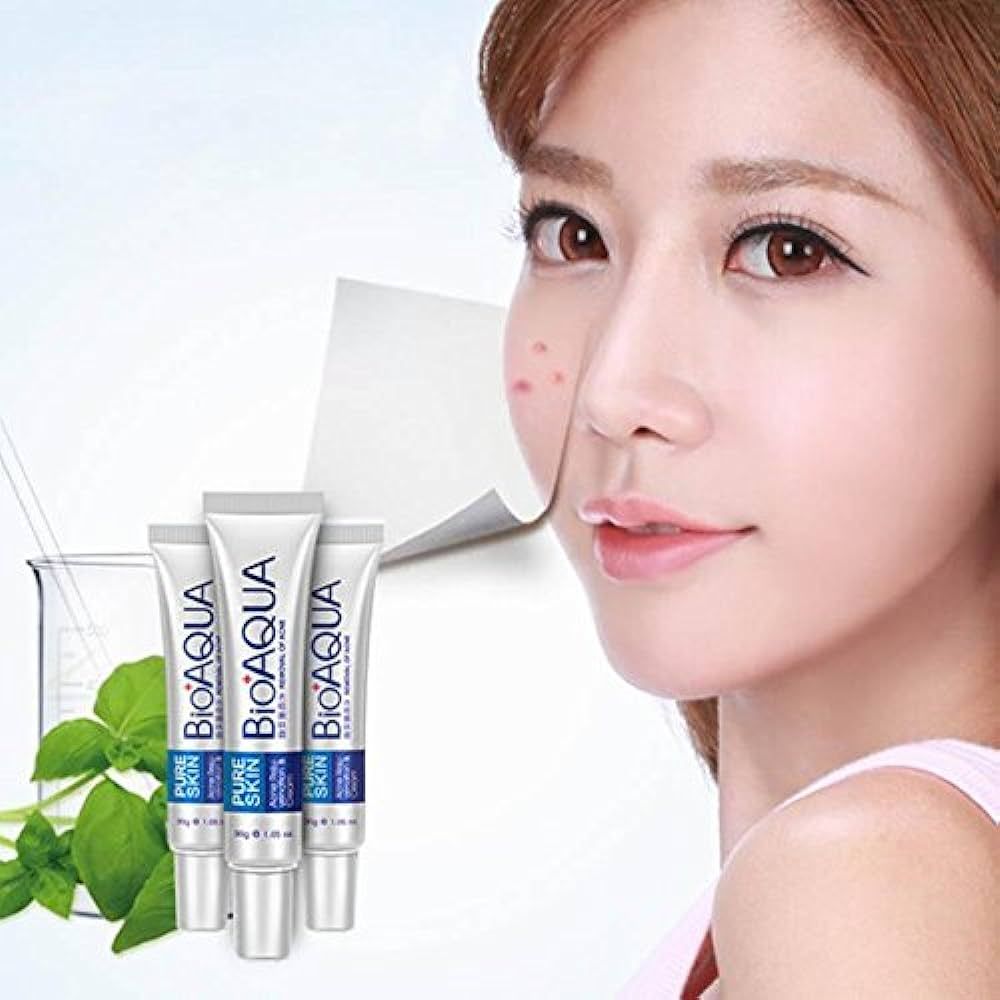 Bio Aqua Acne Cream Face Skin Care Acne Anti-Wrinkle Removal Cream Spots Scar Blemish Marks 30g