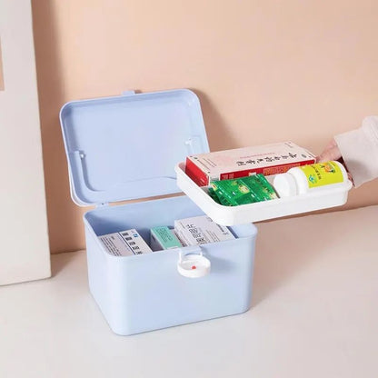 Medicine Box Family Household Large Capacity Multi Layer Drug Medicine Storage Box