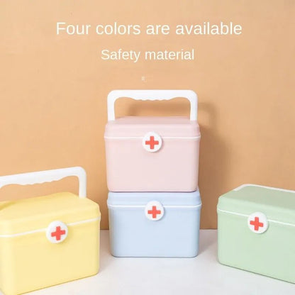 Medicine Box Family Household Large Capacity Multi Layer Drug Medicine Storage Box