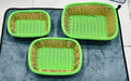 1 PCS(MEDIUM) NYLONE CANE MATERIAL FOOD SERVING BREAD BASKET / NAAN BASKET