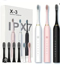 Ultrasonic Sonic Electric Toothbrush USB Charging Rechargeable Total Washable Electronic Whitening Teeth Brush for Oral Care