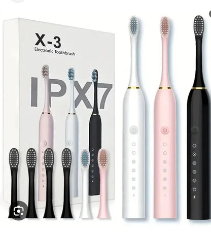 Ultrasonic Sonic Electric Toothbrush USB Charging Rechargeable Total Washable Electronic Whitening Teeth Brush for Oral Care