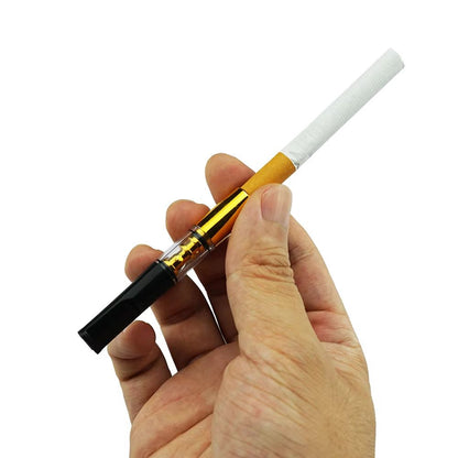 Pack of 2 - Mini Filtration Tobacco Tar Filter Cleanable Microfilter Cigarette Holder Recyclable Smoke Mouthpiece Filtration Smoking Gadgets