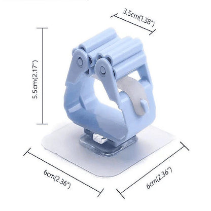 Mop Holder Wall Mounted Mop Holder Mop Hook Storage Clip Broom Wall Hanger