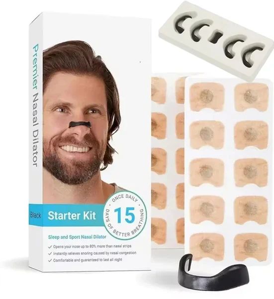 Sleepco Magnetic Nose Strips Sleepco Nasal Dilator Starter Kit Next gen Breathing Nosel Strips Magnetic Nose Clips